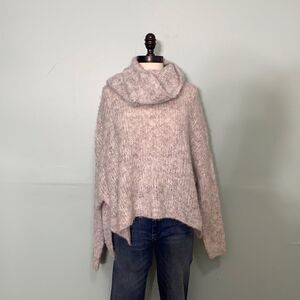Debut Grey Soft Blend Turtleneck Boxy Sweater
